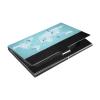ALAZA World Map Airplanes Flying Business Card Holder Leather, Stainless Steel Slim Pocket Wallet Business Card Carrier Case Holder view 1