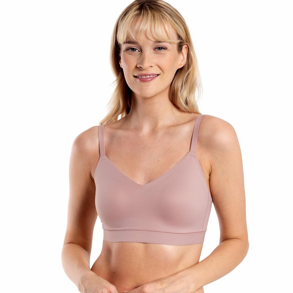 Floatley Cozy Adjustable Bra Comfort Wirefree Seamless Bra with Embedded Pad for Women Size L