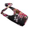 Women Shoulder Handbags Fashion canvas Hippie Crossbody Bags Bohemian Animal Prints Hobo Bags (Black Flowers) view 4