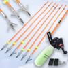 AMEYXGS Bowfishing Arrows Combo Kit with Reel 40m Fishing Rope Fiberglass Bow Fishing Arrows with Safety Slides for Compound Bow recurve Fishing Hunting (Type 1 Kit) view 1