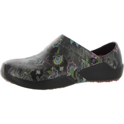 Anywear Journey EVA Slip-On Clogs - Non-Slip Work Shoes for Women - Water-Resistant Nurse Shoes - Ventilated Nursing Clogs - Paisley Parlay - 8 Women/6 Men