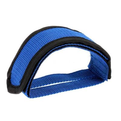 Bicycle Accessories 1pc Nylon Belt Bicycle Pedal Adhesive Strap Belt for Fixed Gear Bike Bike Parts (Color : Blue)