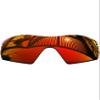 MYCOURAG UV Protection Polarized Replacement Lenses for Oakley Radar XL Sunglasses Frame - Fire Red Mirror Coated Polarized view 1