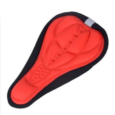 Bicycle Accessories Cycling Bicycle Bike Cover Saddle Seat Cover Cycling Bike Pad Seat Saddle Cover Soft Cushion Bike Parts (Color : Red)