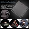 Soft Foam Puzzle Exercise Mat Protective Foam Floor Mats for Stationary Home Gym Equipment at Home Gym Flooring Fitness Equipment EVA Interlocking Tiles Each Foam Mat, Black, 30 x 30 x 1cm,32pcs view 3