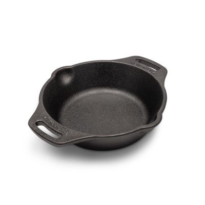Petromax Cast Iron Fire Skillet for Kitchen or Camping, Pre-Seasoned Cookware for Campfire or Home Oven and Stove, Conducts Heat Evenly, Side Handles, 6"