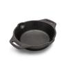 Petromax Cast Iron Fire Skillet for Kitchen or Camping, Pre-Seasoned Cookware for Campfire or Home Oven and Stove, Conducts Heat Evenly, Side Handles, 6" view 1