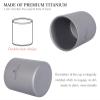 Boundless Voyage 3 in 1 Double Walled Titanium Cup Heat Resistant Mini Tea Drink Cup Outdoor Camping Mug Coffee Cups Camping Accessories (Ti3030D 450ml) view 4