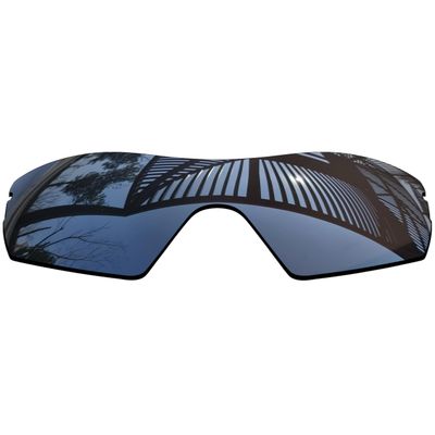 MYCOURAG UV Protection Polarized Replacement Lenses for Oakley Radar XL Sunglasses Frame - Titanium Mirror Coated Polarized
