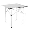 Folding Camping Table, Portable Aluminum Lightweight Square Camp Table w/Carry Bag, for Indoor and Outdoor Camp, Picnic, BBQ, Travel, Fishing view 1