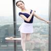 Daydance White Women Ballet Skirts Pull On Bullet Point Skirt for Dance view 2