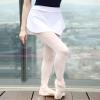 Daydance White Women Ballet Skirts Pull On Bullet Point Skirt for Dance view 3