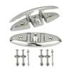 Ayunwei Marine Grade Dock Cleats 5" Folding Boat Cleat 316 Stainless Steel Flip Up Cleats for Boat Kayak and Decoration of 2 pcs view 1