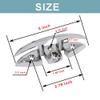 Ayunwei Marine Grade Dock Cleats 5" Folding Boat Cleat 316 Stainless Steel Flip Up Cleats for Boat Kayak and Decoration of 2 pcs view 3