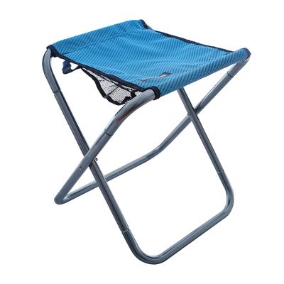 UNISTRENGH Folding Camping Stool Aluminum Alloy Portable Lightweight Camp Chair for Outdoor Drawing Picnic Fishing Hunting Hiking BBQ (Blue)