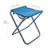 UNISTRENGH Folding Camping Stool Aluminum Alloy Portable Lightweight Camp Chair for Outdoor Drawing Picnic Fishing Hunting Hiking BBQ (Blue) view 3