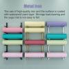 White Wall Mount Yoga Mat Rack Foam Roller Storage Holder, Metal Hanging Pilates Mats Display Stand, Gym/Home/Fitness Room Exercise Mat Organizer (Size : 6 Tier) view 4