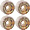 Satori Movement Mandala White/Burnt Orange Skateboard Wheels - 55mm 101a (Set of 4) view 1