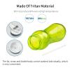 AceCamp 21oz Water Bottle with Straw Curved-Bottle Design Easy To Grip BPA Free Tritan Sports Fitness Bottle Leak-Proof Durable Green view 3