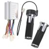 24V 500W Electric Brush Controller and Throttle Grips for Electric Bikes, Electric Scooters, Electric Tricycles view 2