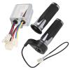 24V 500W Electric Brush Controller and Throttle Grips for Electric Bikes, Electric Scooters, Electric Tricycles view 3