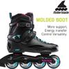 Rollerblade RB Cruiser Women's Adult Fitness Inline Skate, Black/Aqua, Urban Performance Inline Skates view 3