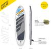 Bestway Hydro-Force White Cap Inflatable Stand-Up Paddleboard Set 3.05 m view 2