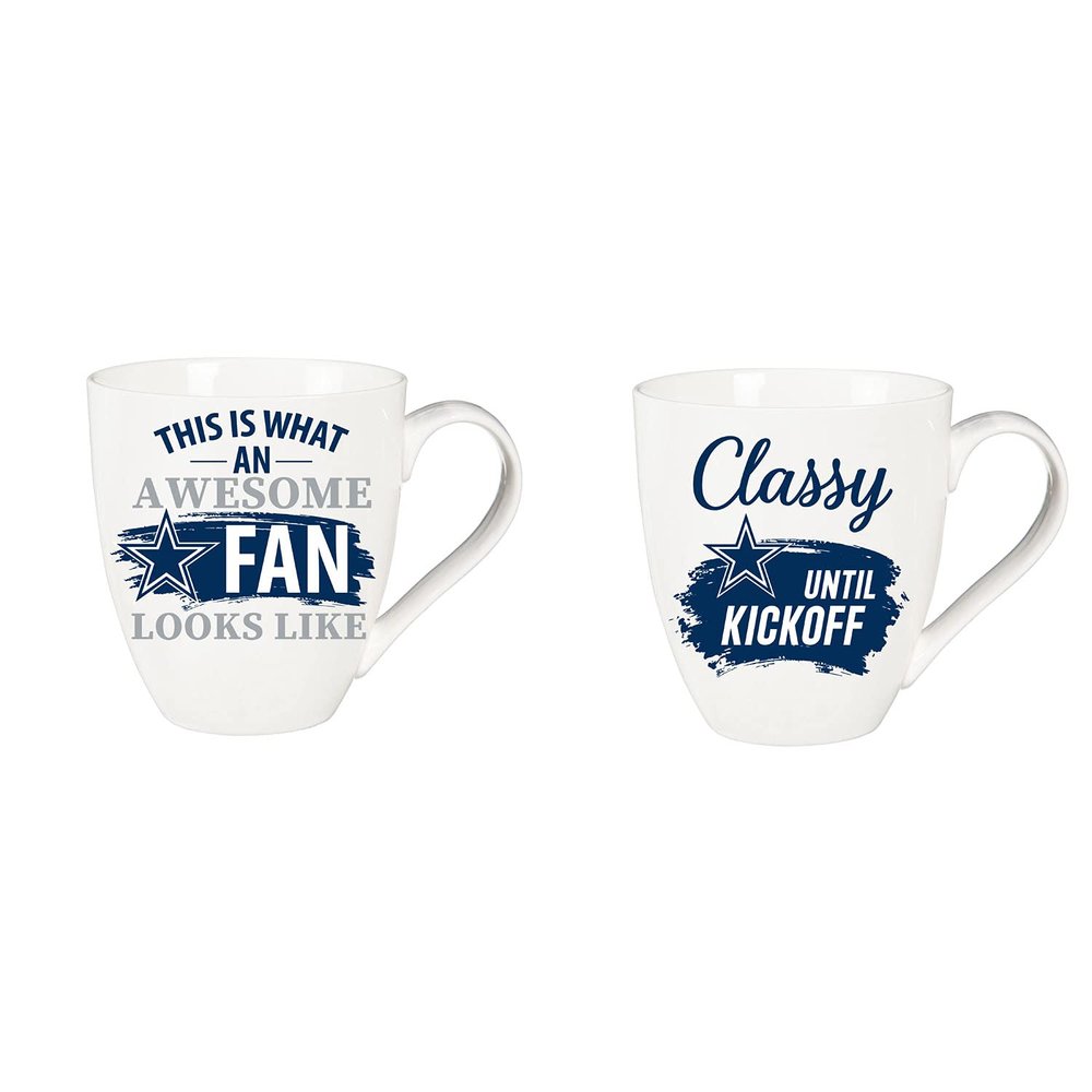 Team Sports America Dallas Cowboys, Ceramic Cup O'Java 17oz Gift Set