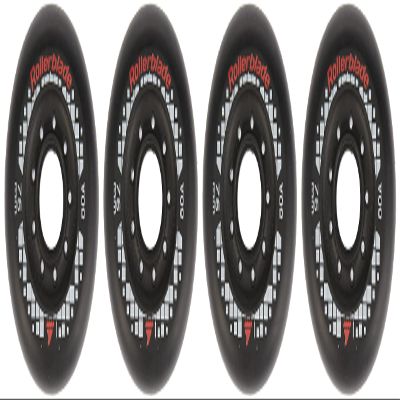 Rollerblade Apex 76mm 80A Wheels, 4 Pack