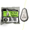 Catfish Sumo Flat No-Roll Lead Sinker Weights with Line-Protecting Inserts to Guard Against Damage in River (10-Pack, 6oz) view 1
