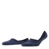 FALKE Women's Step High Cut No Show Socks, Light and Cool, Sustainable Cotton, Non Slip Heel Grip, Skin Friendly, Blue (Navy Melange 6127), 5-6, 1 Pair view 1