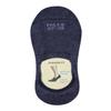FALKE Women's Step High Cut No Show Socks, Light and Cool, Sustainable Cotton, Non Slip Heel Grip, Skin Friendly, Blue (Navy Melange 6127), 5-6, 1 Pair view 4