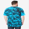 KingSize Men's Big & Tall Shrink-Less Lightweight Longer-Length Crewneck Pocket T-Shirt - 5XL, Turquoise Marble view 2