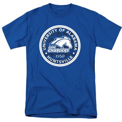 University of Alabama Huntsville Official Plaid Badge Unisex Adult T-Shirt, Plaid Badge, 5X-Large