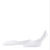 FALKE Men's Step Medium Cut No Show Socks, Light and Cool, Sustainable Cotton, Non Slip Heel Grip, Skin Friendly, White (White 2000), 11-12, 1 Pair view 1