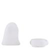 FALKE Men's Step Medium Cut No Show Socks, Light and Cool, Sustainable Cotton, Non Slip Heel Grip, Skin Friendly, White (White 2000), 11-12, 1 Pair view 2