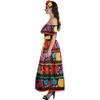 Multicolor Sugar Skull Beauty Dress & Headband Set - Large (10-12) - Enchanting Day of the Dead Costume view 2