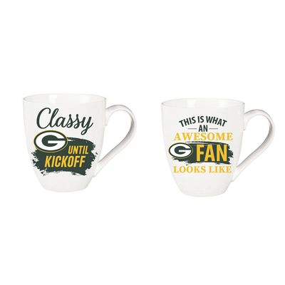Team Sports America Green Bay Packers, Ceramic Cup O'Java 17oz Gift Set