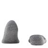 FALKE Men's Step Medium Cut No Show Socks, Light and Cool, Sustainable Cotton, Non Slip Heel Grip, Skin Friendly, Grey (Light Grey Melange 3390), 8-9, 1 Pair view 2
