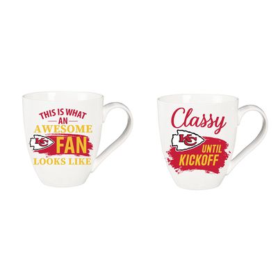 Team Sports America Kansas City Chiefs, Ceramic Cup O'Java 17oz Gift Set