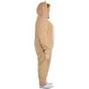 Adult Brown & Beige Sloth Zipster Jumpsuit (Plus XXL) - 1 Pc. - Comfy & Stylish, Perfect for Parties, Halloween & Chill Nights view 3