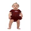 Two Feet Ahead Mississippi Bulldogs Newborn Baby Girl Bodysuit Creeper Hearts Tutu Skirt Dress(12 Months,Mississippi Bulldogs) view 2
