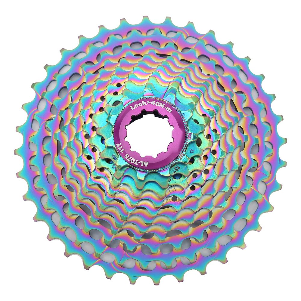 11-Speed Cassette, Hollow Design, 11-36T Bicycle Cassette, Aluminum Steel Construction for Road Cyclists, Mountain Bikers, Racers, Commuters
