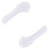 FALKE Men's Step Medium Cut No Show Socks, Light and Cool, Sustainable Cotton, Non Slip Heel Grip, Skin Friendly, White (White 2000), 9.5-10.5, 1 Pair view 4