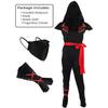 amscan Dragon Ninja Fighter Costume For Women | Plus XXL 18 to 20 | Black and Red- 1 Set view 2