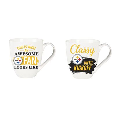 Team Sports America Pittsburgh Steelers, Ceramic Cup O'Java 17oz Gift Set