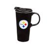 Team Sports America Pittsburgh Steelers, 17oz Boxed Travel Mug view 1