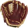 Rawlings | SANDLOT Baseball Glove | Left Hand Throw | 11.75" - Modified Trap-Eze Web, 11.75 inch - Trapeze Web - Burgundy view 3