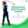PowerFlex Golf Swing Trainer - Golf Whip Weighted Swing Aid Improves Distance, Speed & Consistency, Golf Training Stick, Warm Up Swing Stick for Tempo and Swing Plane view 2