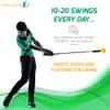 PowerFlex Golf Swing Trainer - Golf Whip Weighted Swing Aid Improves Distance, Speed & Consistency, Golf Training Stick, Warm Up Swing Stick for Tempo and Swing Plane view 3